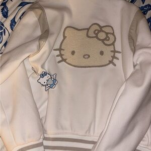 Forever 21 Cream and Gray Hello Kitty Sweatshirt